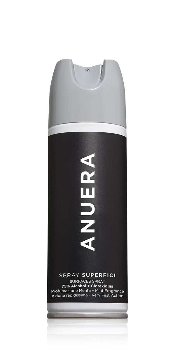 Spray-igienizzante-superfici-surface-sanitizer-ANUERA-cosmetico-cosmetic-bellezza-beauty-qualità-quality-sostenibile-sustainable-italia-italy-paraben-free-senza-parabeni-sls-sles-lusso-luxury-skincare-sicuro-safe-cruelty-vegan-covid-covid19-profumo-era